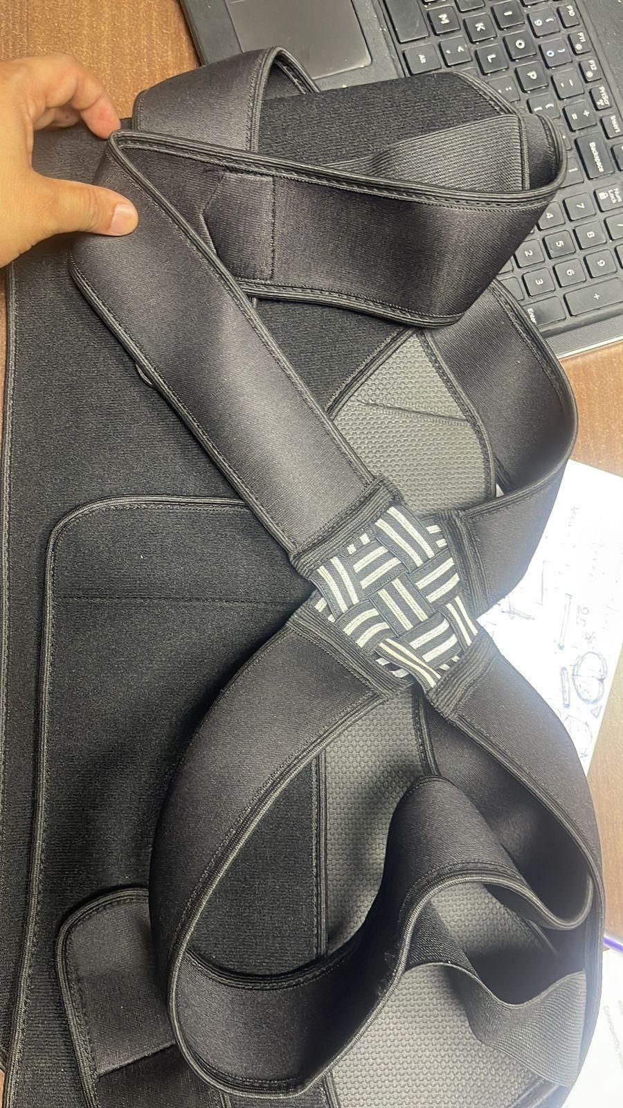 Stand Tall & Stay Trim — 2-in-1 Back Support for Posture & Abdominal Fit for Women and Men